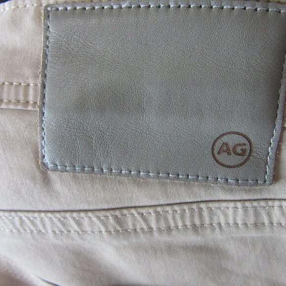 AG Adriano Goldschmied Beige Chino Straight Leg 33 The Tellis Modern Slim Pants - Picture 5 of 7